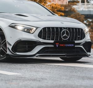 ลิ้นหน้า Carbon Fiber Mercedes Benz A45 Hatchback W177 ทรง TAKD ปี 2019-ON