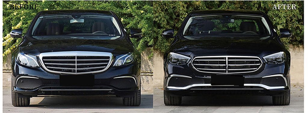 全车包围套件 MERCEDES BENZ E-Class W213 年 16-20 改装为行政版年 21 款式 SHIYU