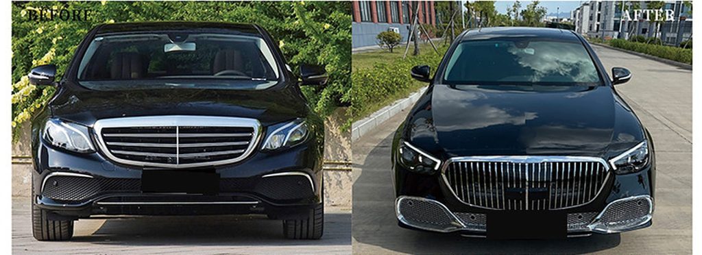 全车包围套件 MERCEDES BENZ E-Class W213 年 16-20 改装为 Maybach 年 21 款式 SHIYU