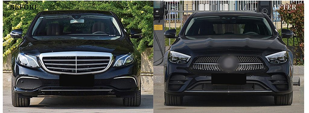 全车包围套件 MERCEDES BENZ E-Class W213 年 16-20 改装为运动年 21 款式 SHIYU
