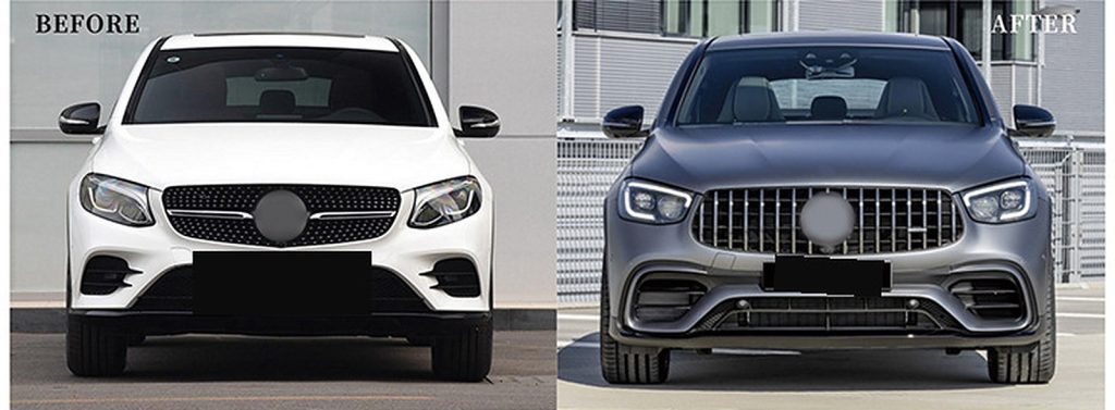 全车包围套件 MERCEDES BENZ GLC-Class C253 年 16-19 改装为 AMG 63 S 款式 SHIYU