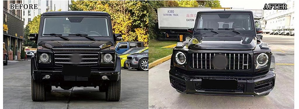 Full Body Kit MERCEDES BENZ G-Class W463 year 07-18 converted to W464 AMG year 19 style SHIYU