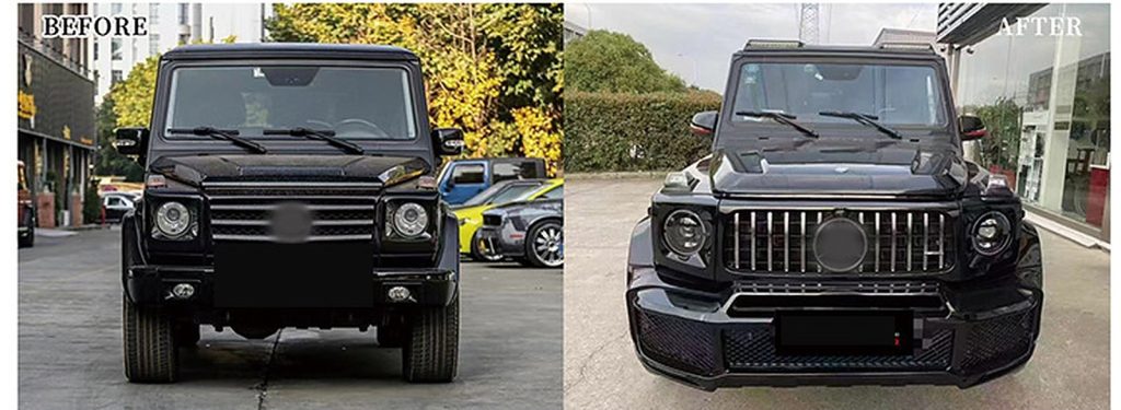 Full Body Kit MERCEDES BENZ G-Class W463 year 07-18 converted to W464 BRS year 19 style SHIYU