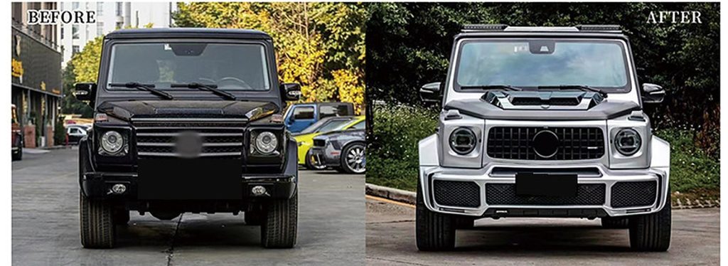 Full Body Kit MERCEDES BENZ G-Class W463 year 07-18 converted to W465 BRS year 25 style SHIYU