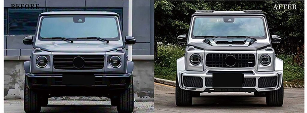 ชุดแต่งรอบคัน MERCEDES BENZ G-Class W464 ปี 19-24 แปลงเป็น W465 BRABUS ปี 25 ทรง SHIYU