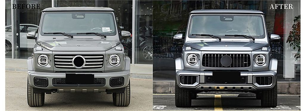 ชุดแต่งรอบคัน MERCEDES BENZ G-Class W465 ปี 25 อัพเกรดเป็น AMG ทรง SHIYU