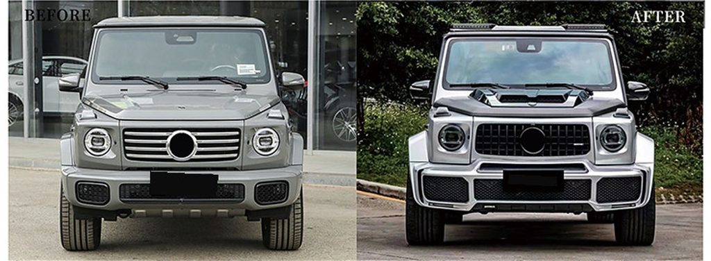 ชุดแต่งรอบคัน MERCEDES BENZ G-Class W465 ปี 25 อัพเกรดเป็น BRABUS ทรง SHIYU