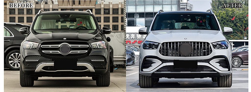 全车包围套件 MERCEDES BENZ GLE-Class W167 升级为 AMG 53 年 24 款式 SHIYU