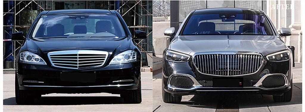 全车包围套件 MERCEDES BENZ S-Class W221 年 06-12 改为 W223 Maybach 年 23 款式 SHIYU