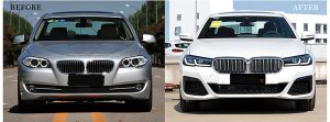 全车包围套件 BMW 5 Series F18 年 11-17 改为 G38 MT 年 21 款式 SHIYU