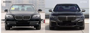 全车包围套件 BMW 7 Series F02 年 09-14 改为 G12 M760 年 21 款式 SHIYU