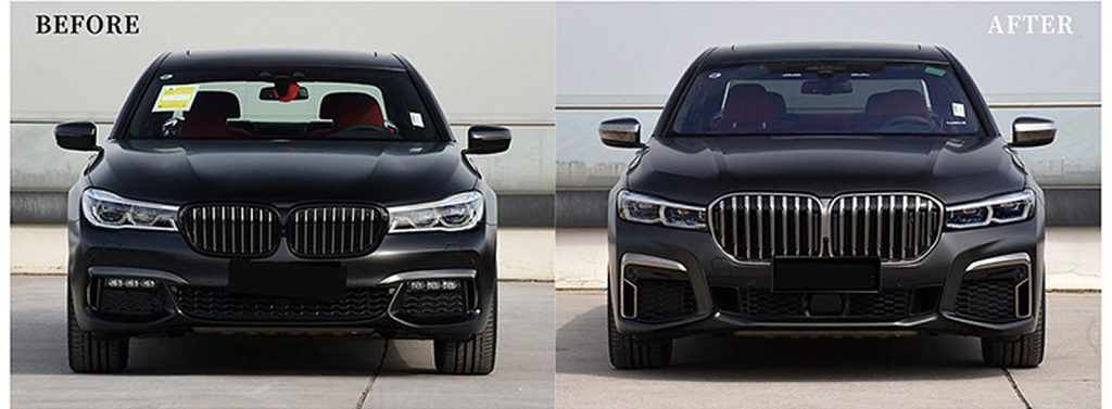 ชุดแต่งรอบคัน BMW 7 Series G12 ปี 16-18 แปลงโฉมเป็น M760 ปี 21 ทรง SHIYU
