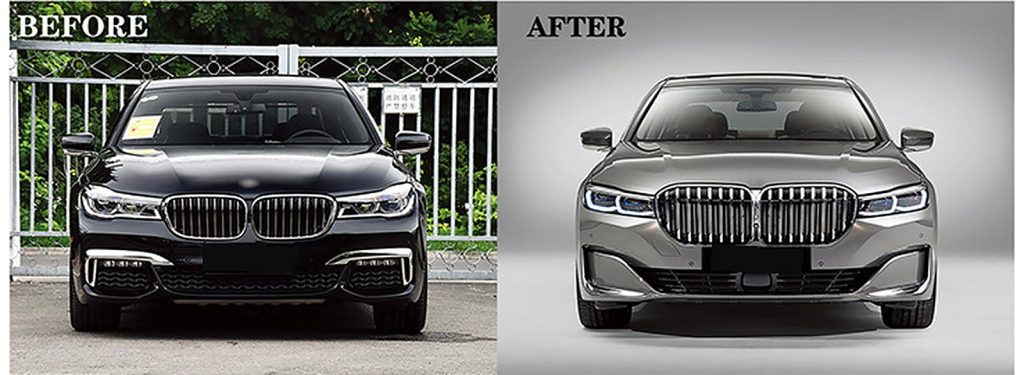 ชุดแต่งรอบคัน BMW 7 Series G12 ปี 16-18 แปลงโฉมเป็น หรู ปี 21 ทรง SHIYU