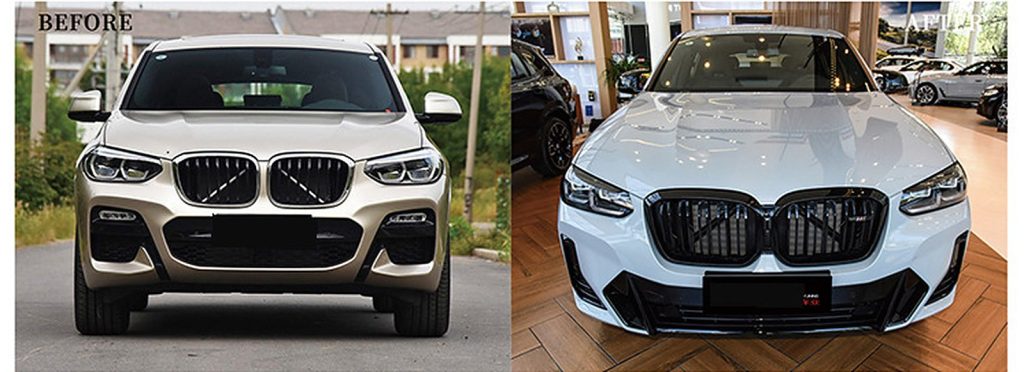 ชุดแต่งรอบคัน BMW X4 G02 ปี 18-21 แปลงโฉมเป็น X4 MT ปี 22 ทรง SHIYU