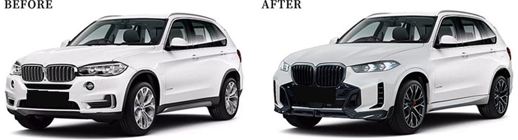 ชุดแต่งรอบคัน BMW X5 F15 ปี 13-18 แปลงโฉมเป็น G05 LCI X5 MT ทรง SHIYU