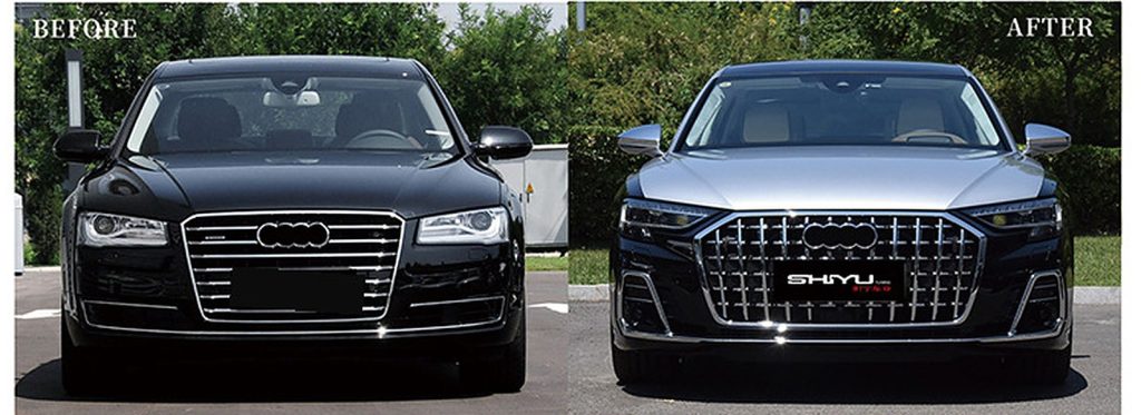 ชุดแต่งรอบคัน AUDI A8 D4 ปี 10-17 แปลงโฉมเป็น D5PA A8 Horch ทรง SHIYU