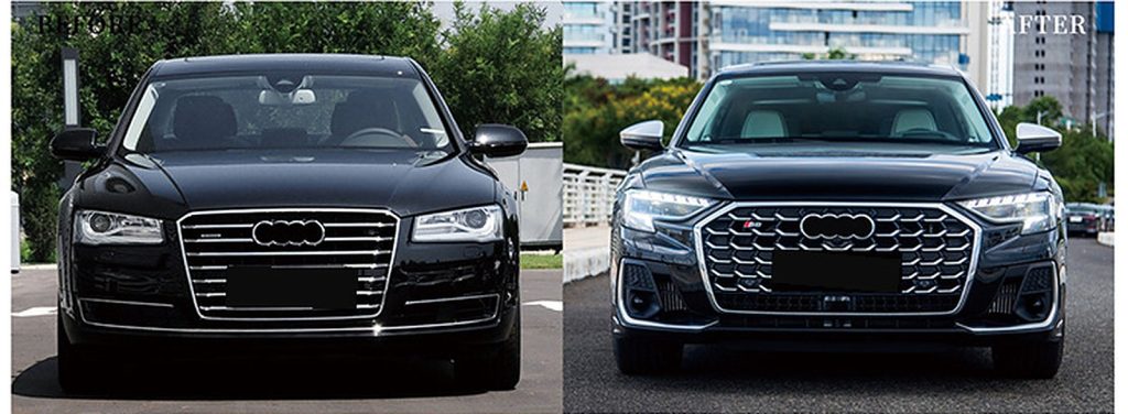 ชุดแต่งรอบคัน AUDI A8 D4 ปี 10-17 แปลงโฉมเป็น D5PA S8 ทรง SHIYU