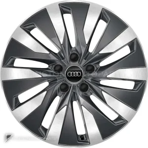 正品轮毂 Audi 10 Arm Aero 边框 18 英寸车型 A6 4K 颜色 Graphite Grey with Diamond Cut