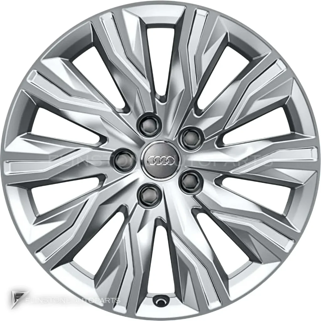 ล้อแท้ Audi 10 Arm Gravis ขอบ 18 นิ้ว รุ่น A4 8W สี Diamond Silver