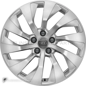 正品轮毂 Audi 10 Arm Turbine 边框 18 英寸车型 A7 4K8 颜色 Diamond Silver