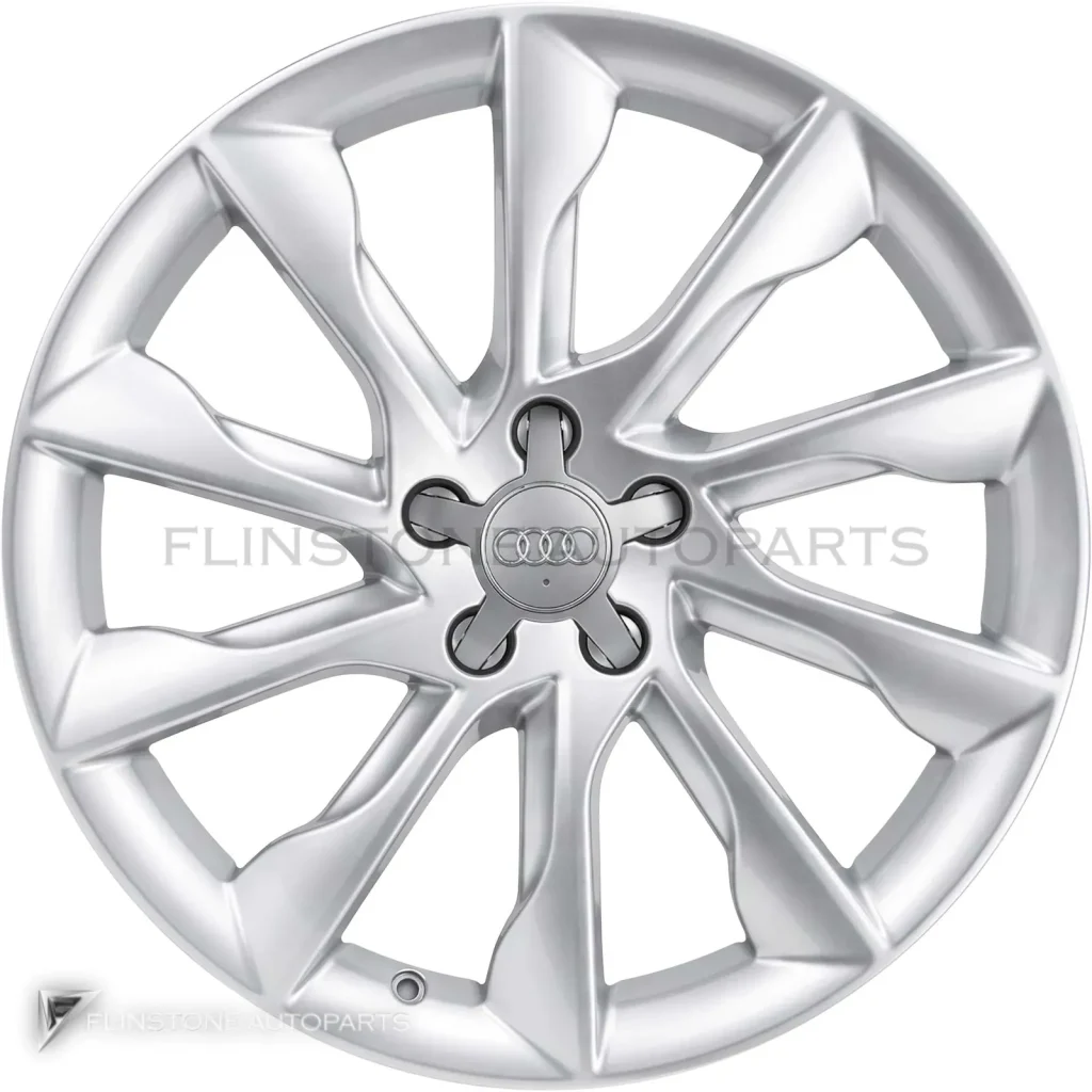 ล้อแท้ Audi 10 Curved Spoke ขอบ 19 นิ้ว รุ่น A5 8T สี Diamond Silver