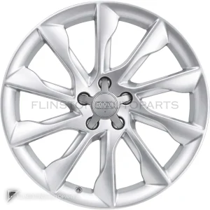正品轮毂 Audi 10 Curved Spoke 边框 19 英寸车型 A5 8T 颜色 Diamond Silver