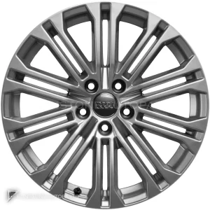 正品轮毂 Audi 10 Parallel Spoke 边框 18 英寸车型 A4 8W 颜色 Diamond Silver