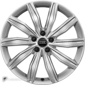 正品轮毂 Audi 10 Spoke Dynamic 边框 19 英寸车型 A6 4K 颜色 Diamond Silver