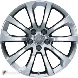 正品轮毂 Audi 10 Spoke 边框 18 英寸车型 A3 8P 颜色 Royal Silver