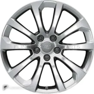 正品轮毂 Audi 10 Spoke 边框 19 英寸车型 TT 8J 颜色 Royal Silver