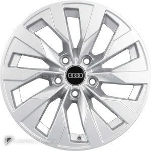 正品轮毂 Audi 10 Spoke 边框 16 英寸车型 A3 8Y 颜色 Diamond Silver
