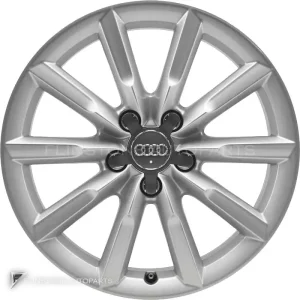 正品轮毂 Audi 10 Spoke 边框 17 英寸车型 Q3 8U 颜色 Diamond Silver