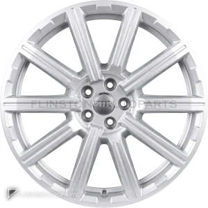 正品轮毂 Audi 10 Spoke 边框 20 英寸车型 Q7 4M 颜色 Diamond Silver