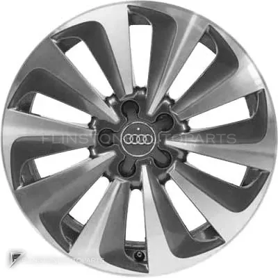 ล้อแท้ Audi 10 Spoke ขอบ 18 นิ้ว รุ่น A6 4G สี Silver