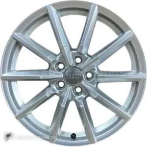 正品轮毂 Audi 10 Spoke 边框 18 英寸车型 TT 8S 颜色 Diamond Silver