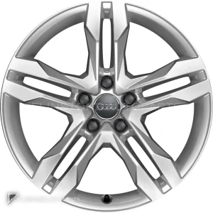 正品轮毂 Audi 10 Spoke 边框 18 英寸车型 A4 8W9 颜色 Diamond Silver