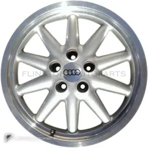正品轮毂 Audi 10 Spoke 边框 17 英寸车型 A6 4A 颜色 Silver