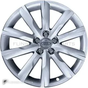 正品轮毂 Audi 10 Star Spoke 边框 19 英寸车型 Q5 8R 颜色 Diamond Silver