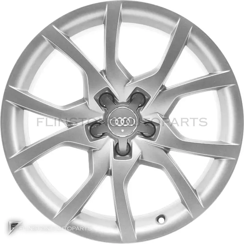 ล้อแท้ Audi 10 V Spoke ขอบ 18 นิ้ว รุ่น A5 8T สี Diamond Silver
