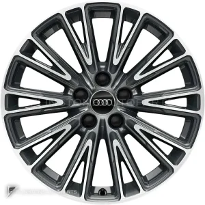 正品轮毂 Audi 10 V Spoke 边框 18 英寸车型 TT 4N 颜色 Graphite Grey with Diamond Cut