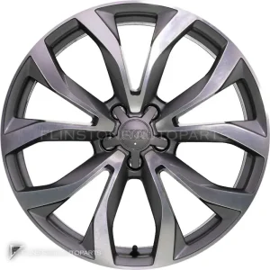正品轮毂 Audi 10 V Spoke 边框 20 英寸车型 A6 4G 颜色 Burnished Aluminium