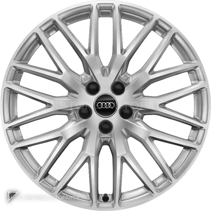 ล้อแท้นำเข้า Audi 10 Y Spoke ขอบ 20 นิ้ว รุ่น Q5 80A สี Galvano Silver with Diamond Cut