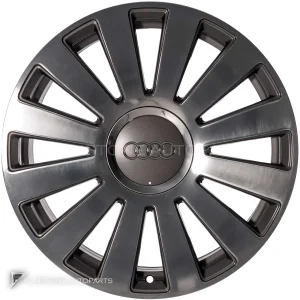 正品轮毂 Audi 12 Spoke 边框 18 英寸车型 A8 4E 颜色 Burnished Aluminium