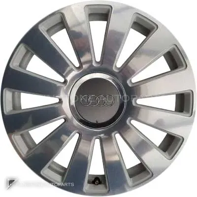 ล้อแท้นำเข้า Audi 12 Spoke ขอบ 18 นิ้ว รุ่น A6 4F สี Burnished Aluminium