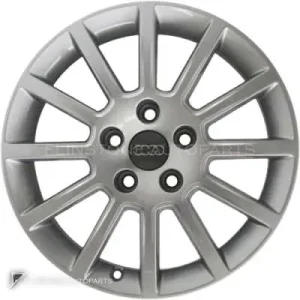 正品轮毂 Audi 12 Spoke 边框 16 英寸车型 A4 8E 颜色 Avus Silver