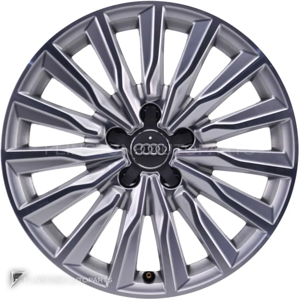 ล้อแท้นำเข้า Audi 15 Arm Spoke ขอบ 18 นิ้ว รุ่น A3 8V สี Diamond Silver with Diamond Cut
