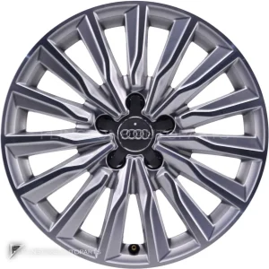 正品轮毂 Audi 15 Arm Spoke 边框 18 英寸车型 A3 8V 颜色 Diamond Silver with Diamond Cut