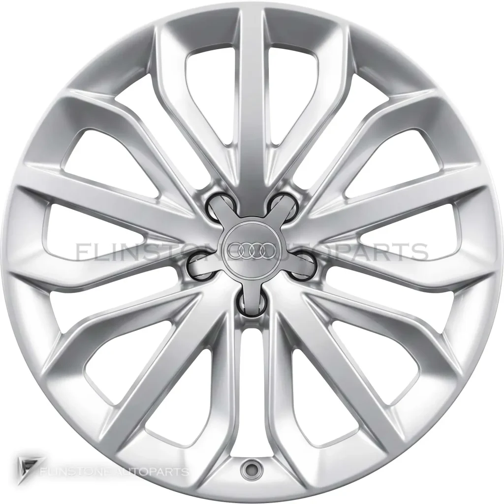 ล้อแท้นำเข้า Audi 15 Segment Spoke ขอบ 19 นิ้ว รุ่น A6 4G สี Diamond Silver