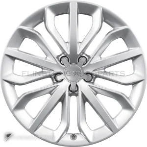正品轮毂 Audi 15 Segment Spoke 边框 19 英寸车型 A6 4G 颜色 Diamond Silver