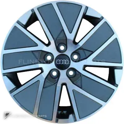 ล้อแท้นำเข้า Audi 15 Spoke Aero ขอบ 17 นิ้ว รุ่น A3 8V สี Graphite Grey with Diamond Cut